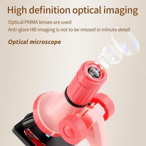 Trẻ em Kính hiển vi Kit người mới bắt đầu dẫn ánh sáng 100x 600x 1200x khoa học giáo dục Quà Tặng đồ chơi cho bé trai cô gái cho ngày sinh nhật - Product Image 4