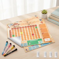 Planificateur d'anniversaire interactif et décoratif, effaçable à sec, durable, réutilisable, au design Art Déco, personnalisable – Meilleures ventes