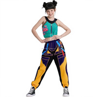 Costume de chasseuse de démons pour femmes européennes et américaines - Tenue de scène d'Halloween style chanteuse pop