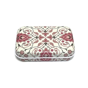 Boîte d'emballage métallique 70x50x20mm, boîte à clapet pour bonbons à la menthe, sucre, boîte de rangement miniature personnalisée imprimée - Product Image 3