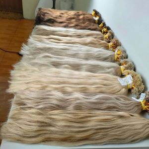 Fla tip – extensions de cheveux humains 100%, cuticule à bout plat, vietnamien, doublement étiré, vente en gros - Product Image 3