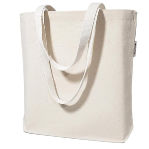 Sac fourre-tout en toile de coton de haute qualité Logo personnalisé Top vente sac réutilisable pour femmes longue poignée de corde de ruban fabricant direct - Product Image 5