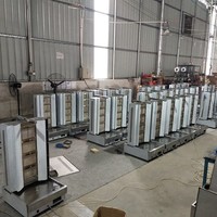 Machine à Kebab Doner Professionnelle à Gaz 4 Brûleurs de Haute Qualité pour Shawarma, à Vendre