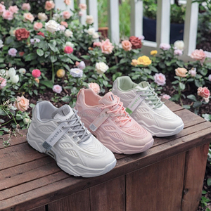 Zapatillas Deportivas de Moda para Mujer, con Cordones, de Malla, Cómodas, Acolchadas, Transpirables, Ligeras, con Plataforma para Caminar, Casuales, de Primavera - Product Image 3