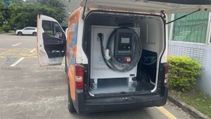 <span class=keywords><strong>Station</strong></span> de recharge ultra-rapide 60 kWh, chargeur de véhicule électrique 60 kW, stockage d'énergie, bornes de recharge au sol, assistance routière - Product Image 6