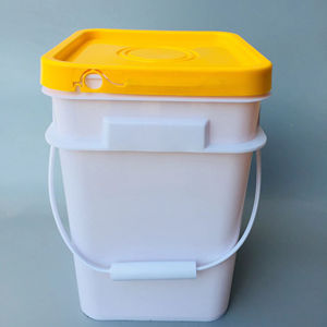Fábrica Atacado Logotipo Personalizado Quadrado Balde De Plástico com Tampa e Alça PP Material para Food Packing Mold Processing Service - Product Image 2