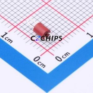5000 Test Point / Test Loop Connector Pin Type (Through Board) Red 2.5mm - Product Image 2
