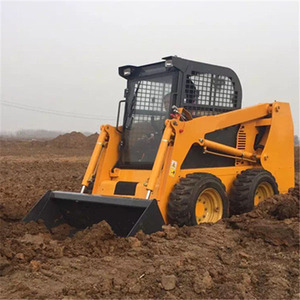 Mini-chargeuse sur pneus, moteur Yanmar, godet de 0,4 m, haute efficacité, équipement de construction et agricole - Product Image 2