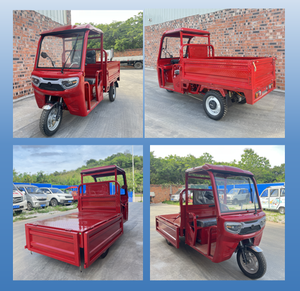 Une version améliorée du <span class=keywords><strong>tricycle</strong></span> électrique avec un auvent, doté d'un cadre plus épais et équipé d'une batterie de grande capacité - Product Image 4