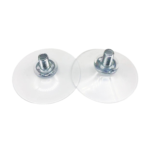 Ventouses en silicone robustes en plastique avec vis pour verre sans crochet - Product Image 1