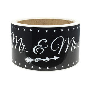 Rouleau d'étiquettes autocollantes imperméables en gros, papier personnalisé avec logo, design pour bouteilles d'eau, boissons, café, décoration - <span class=keywords><strong>Matériel</strong></span> en cuivre - Product Image 6