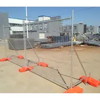 Pannelli di recinzione temporanea per recinzioni zincate di alto livello per cantieri