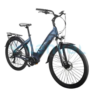 China Ebike 27,5 pulgadas Marco de aleación de 8 velocidades 36V 10AH batería de litio oculta ciudad E-bike bicicleta eléctrica montaña E bicicleta