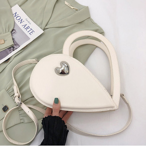 2025 National Fashion Vintage Cute Badge Lady Purse Handbag love Shape Special <strong>Peach</strong> <strong>Clutch</strong> Purse Creative PU Leather Sling <strong>Bag</strong> - Product Image 4
