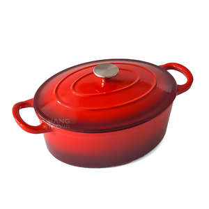 Ensemble de <span class=keywords><strong>plats</strong></span> ovales pour cuisson lente de 33 cm, batterie de cuisine, <span class=keywords><strong>cocotte</strong></span> <span class=keywords><strong>en</strong></span> <span class=keywords><strong>fonte</strong></span> émaillée - Product Image 3