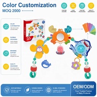 Mobile musical pour berceau, jouets de chevet pour bébé, hochet musical, jouets sensoriels Montessori suspendus, jouets éducatifs OEM pour bébés