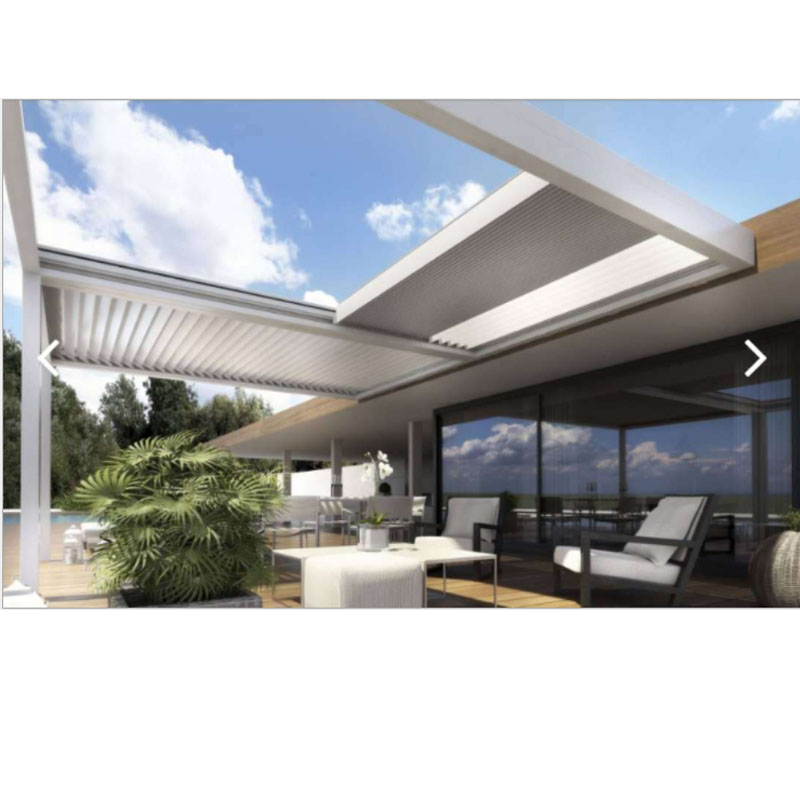 High grade outdoor awning garden park canopy electric ceiling