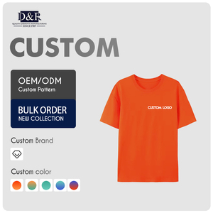 เสื้อยืดคอกลมทรงปกติสำหรับผู้ชาย ODM ผ้าฝ้ายเมอร์เซอไรซ์ย้อมสี ป้องกันการเป็นขุย แขนสั้น ลายนูน ไซส์ใหญ่ สีพื้น - Product Image 1