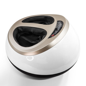 Electric <b>Foot</b> <b>Massager</b> With Heat Therapy For <b>Foot</b> And Leg Massage Plug-In Timing Function White Black Gold - Product Image 4