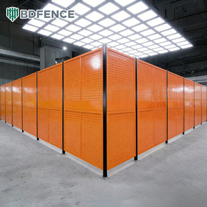 Valla de Acero Perforada de Alta Resistencia Galvanizada de Montaje Rápido para Zonificación de Líneas de Ensamblaje en Fábricas - Product Image 5