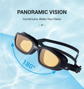 Meilleures lunettes de soleil professionnelles étanches avec bracelet en silicone anti-buée et logo personnalisé pour le matériel de compétition pour adultes - Product Image 5