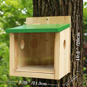 Voliera da esterno, mangiatoia per insetti blue bird meal, con finestra di visualizzazione, porta rimovibile con facile pulizia all'esterno - Product Image 5