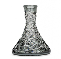 Vente chaude Grand Verre Cristal Clair Narguilé Vase Flacon Moderne Laque Style Russe Narguilé Flacon