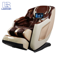 LEERCON 2026 Zero-Gravity Elektrischer Shiatsu Ganzkörper-Liegesessel Professioneller Massagesessel Human Touch Luxus mit Fußmassage