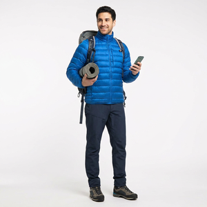 High Quality Custom Designed Stand Puffer Jacket Men Winter Fashion Quick Dry Breathable <b>Bubble</b> <b>Coat</b> Canvas Front High Street - Product Image 1
