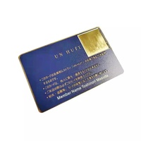 Gute Qualität New Style Custom Printed Logo Smart Metal Card RFID-Metall karte