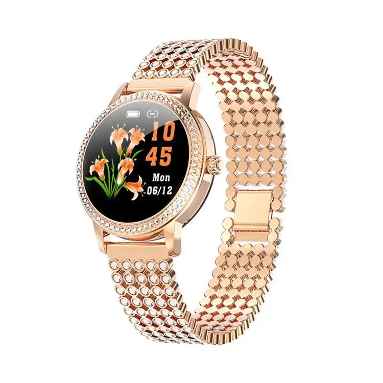 Hot Sale 2022 Smart Watch Quality Trendy Ladies Wristwatch Round Montre Tactil Femme