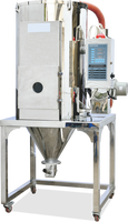 Séchoir Euro-hopper en acier inoxydable DY-SH100 à air chaud avec contrôle précis de la température PID et protection contre la surchauffe, capacité de 100 kg