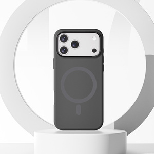 Coque magnétique à cadre métallique S010 pour iPhone 17 Pro Max, coque en silicone en gros pour iPhone 18 17 16 15 14 13 12 - Product Image 2