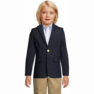 Wholesale Custom school uniforms Tailored Fit Hopsack Blazer