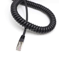 Slingshot kabel Ethernet untuk penguji alkohol OEM/ODM Rj45 Male ke Rj45 Male Cat 5e PVC kustom komunikasi jaringan