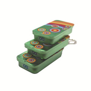 Bálsamo labial con tapa deslizante <span class=keywords><strong>Rectangular</strong></span> pequeño personalizado, píldoras USB, lata de menta con llave China/anillo - Product Image 4