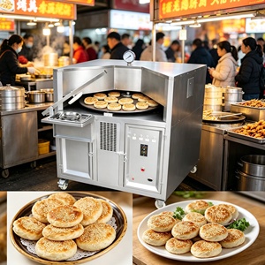 <span class=keywords><strong>Four</strong></span> à tandoor rotatif à gaz robuste pour la cuisson de pain pita, samoon, chapati – Idéal pour les restaurants - Product Image 1