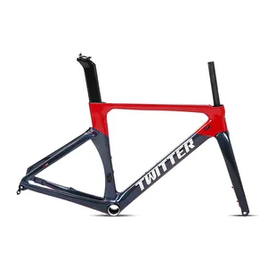 إطار Twitter 700C من ألياف الكربون إطار سباق Aero دراجة طريق Aurora مع ، دراجة للبيع - Product Image 1