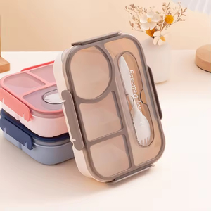 Compartment Bento <b>Box</b> Safe Materials Leak-Proof Heatable Eco-Friendly <b>Microwave</b> Freezer Dishwasher Safe - Product Image 3