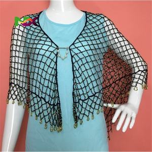 Ecowalson - Elegantes Chales de Noche para Mujer, Chales de Malla Calada para Novia, Damas de Honor, Boleros de Boda, Decoración, Chal de <span class=keywords><strong>Fiesta</strong></span> para Mujer - Product Image 3