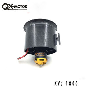 Ventilador Conducido QX-MOTOR de 70 mm, <span class=keywords><strong>EDF</strong></span> Jet 6S 4S de <span class=keywords><strong>12</strong></span> Aspas con Motor y ESC para Avión RC, Sistema de Propulsión de Aeronaves - Product Image 2