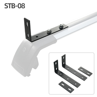 Soportes en U STB-06 para Tiendas de Techo Laterales, Accesorios Universales de Acero para Tiendas de Techo, Piezas Metálicas para Portaequipajes de Techo