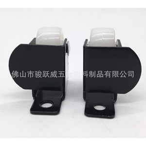 Furniture Casters 25mm White Nylon <b>Wheel</b> Black Bracket Rigid Type Durable <b>For</b> Sofas Coffee <b>Tables</b> - Product Image 2