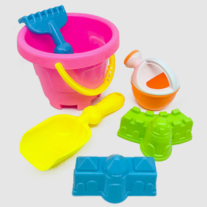 Jouets d'été pour enfants en plastique pour creuser le <span class=keywords><strong>sable</strong></span> pelle colorée ustensiles de jeu de <span class=keywords><strong>sable</strong></span> ensemble de jouets de plage 6 pcs jouets de moule de <span class=keywords><strong>sable</strong></span> de plage - Product Image 1