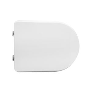 Asiento de inodoro para Cesabo Kris Vase Forma 7, blanco, con bisagras de expansión en forma de C - Product Image 1