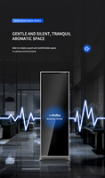 Diffuseur d'aromathérapie électrique commercial en métal avec grand écran LCD, nébuliseur intelligent sans eau, contrôlé par application, garantie 1 an pour entreprises
