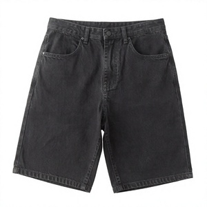 Customized 12oz Raw Denim Shorts Men <b>Vintage</b> Washed Straight Fit <b>Cargo</b> Style Summer Streetwear - Product Image 2