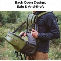 Échantillon Gratuit Nouveau Design Sac Photo Léger 20L Grande Capacité pour Appareil Photo Reflex Numérique, Drone, Casque VR – Sac à Dos de Photographie