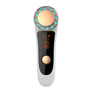 USB Recarregável Multi-Function EMS Face Lifting Beauty Device Cuidados com a pele Red Light Facial Massager Anti Aging Tool