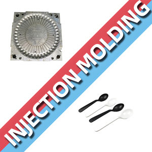 Moule d'injection plastique multi-cavités de qualité alimentaire Ensembles de <span class=keywords><strong>couverts</strong></span> écologiques Couteau Fourchette Cuillère Moule pour vaisselle de cuisine - Product Image 1